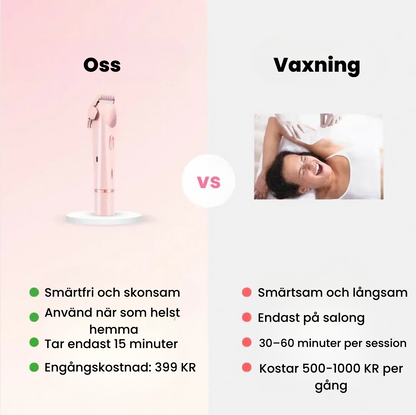 2-i-1 Smärtfri Bikini-Trimmer™